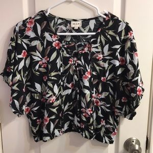 Floral crop top
